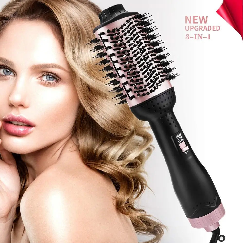 3-in-1 Hair Dryer & Volumizer Styling Brush