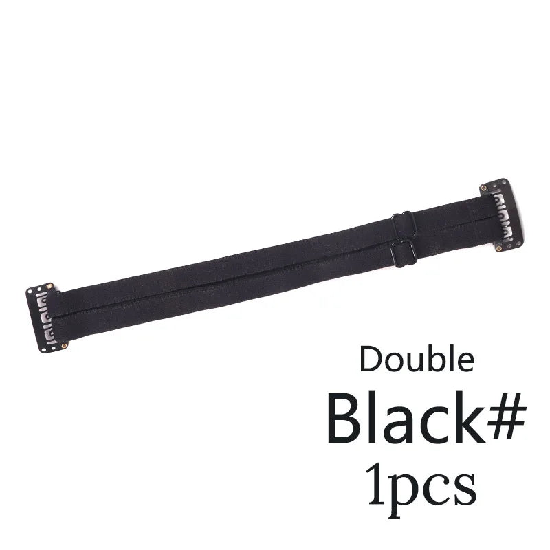 Dunkelschwarze Haarbänder und -clips, ein Stück.