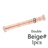 Zwei beige Haarbänder und -clips, 1 Stück
