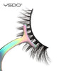Stainless steel eyelash tweezers used to apply false lashes.