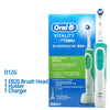 Oral-B Vitality electric toothbrush set including a brush head holder and charger