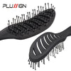 A black professional multi-function hair styling comb set with numerous fine teeth.