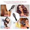 3-in-1 Heißluftpinsel für glattes, stylisches, kamm- und föhnendes Haartreatment.
