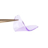 Lila Silikon-Lash-Perm-Pad mit goldenem Applikator-Tip