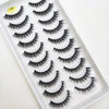 A tray of natural 3D mink false eyelashes displayed on a white background.