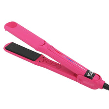 Pinkes professionelles Infrarot-Glätt- und Lockenwerkzeug für Haare.