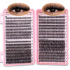 Natural Wispy Cluster Eyelash Extensions