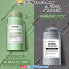 Barubt Alaska Volcano pore clay stick in a green jar with a yellow truck background