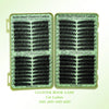 Two packages of professional DIY lash clusters for volume eyelash extensions in various lengths