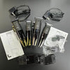 A professional electric hair trimmer kit showing various grooming tools and attachments.