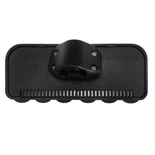 Black manual back hair shaver designed for body and head grooming.