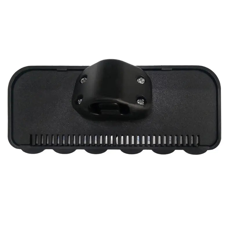 Black manual back hair shaver designed for body and head grooming.