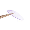 Durchsichtige lila Silikon-Lash-Perm-Pads mit goldenem Applikator