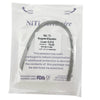 Paquete sellado de alambres de arco inferior Ni-Ti Super Elastic para tratamiento dental