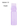 Peigne applicateur de teinture capillaire professionnel en silicone violet.