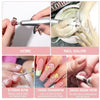 Perceuse électrique rechargeable professionnelle pour percer les ongles naturels et acryliques.