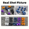 A collection of colorful silicone ear plugs in various sizes and shapes for noise reduction.