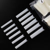 A set of 504 acrylic false press-on nails in various lengths and shapes displayed on a black background.
