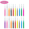 A set of 20 mini brow and eyelash combs in various colors including pink, orange, green, and yellow.