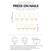 A set of reusable press-on nails featuring a pink flower and star design in various sizes.