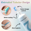 Bouteille blanche de solution de lifting de cils avec un design tubulaire extrudé pour un meilleur contrôle de dosage et un m