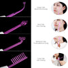 A set of four silicone tubes for facial cleaning and hair combing including Tongue Tube, Bend Tube, Mushroom Tube, and Comb T