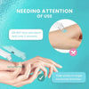 Hands demonstrate the proper use of a pore vacuum kit, showing how to slide it slowly in a single horizontal direction.