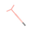 A pink high frequency facial electrotherapy wand with a silver tip.