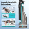 Portable rechargeable oral irrigator with detachable bottom cover and easy cleaning design