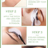 Guide en quatre étapes pour utiliser des tampons hydrogel pour la permanente et la coloration des cils.