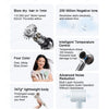 A professional high-speed hair dryer featuring four colors, intelligent temperature control, and a lightweight body.