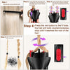 A five-step guide showing how to use an electric twist braiding tool to twist hair.