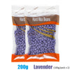 A package of 200g Lavender Hard Wax Beans for gentle hair removal