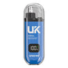 A clear plastic container of the UNKO electric trimmer for nose, ear, and eyebrow hair removal.