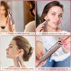 Instructions for using a painless electric facial hair remover device on the skin and hair.