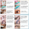 Guide étape par étape pour utiliser un kit professionnel de lifting pour cils et sourcils.