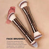 A set of three angled foundation brushes shown on a light background.