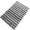 A tray of mixed false eyelashes showing various styles and lengths for natural eye enhancement.