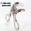 Clear plastic dual eyelash curler and comb set for curling eyelashes
