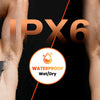 A man is using a waterproof wet/dry body hair trimmer kit on his arm, demonstrating its use.