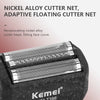 Close-up of a Kemel T396 nickel alloy adaptive floating cutter net used for shaving.