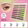 A box of ZE05 DIY self-adhesive eyelash extensions showing various lengths from 10mm to 16mm.