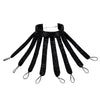 Diadema de rizador sin calor negro con múltiples mechones para ondas suaves
