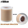 A roll of medical-grade reusable silicone scar sheets, 100cm long.