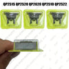 Replacement blades for beard shaver trimmers in various colors including yellow and black.