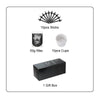 A gift box containing a Painless Nose and Ear Hair Removal Kit with 10 pieces of sticks, cups, and wax.