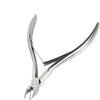 A pair of professional stainless steel cuticle nail nippers.