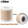 A roll of beige silicone scar sheets with a diameter of 150cm.