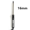 A professional ceramic hair curling iron with a 16mm barrel and black handle.