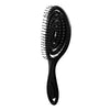Peigne noir polyvalent pour coiffure, utilisable mouillé et sec pour les soins capillaires
